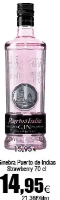 FROIZ Ginebra Puerto de Indias Strawberry oferta