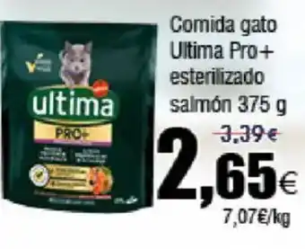 FROIZ Comida gato Ultima Pro+ esterilizado salmón oferta