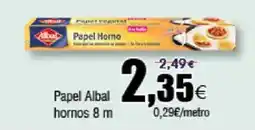 FROIZ ALBAL Papel hornos 8 m oferta