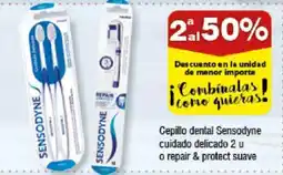 FROIZ SENSODYNE Cepillo dental cuidado delicado 2 u o repair & protect suave oferta