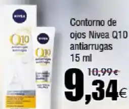 FROIZ NIVEA Contorno de ojos Q10 antiarrugas oferta