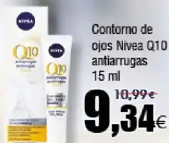 FROIZ NIVEA Contorno de ojos Q10 antiarrugas oferta