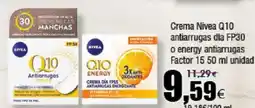 FROIZ NIVEA Crema Q10 antiarrugas día FP30 o energy antiarrugas Factor 15 oferta