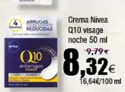 FROIZ NIVEA Crema Q10 visage noche oferta