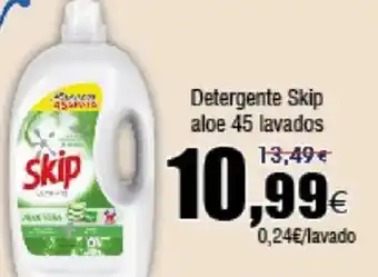 FROIZ SKIP Detergente aloe 45 lavados oferta