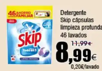 FROIZ SKIP Detergente cápsulas limpieza profunda 46 lavados oferta