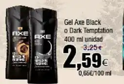 FROIZ AXE Gel Black o Dark Temptation oferta