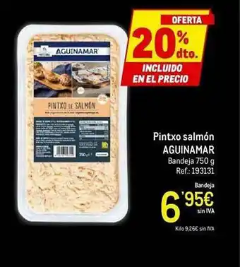 Makro Pintxo Salmón Aguinamar oferta