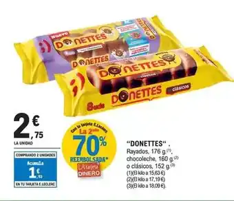 E.Leclerc Donettes - rayados oferta