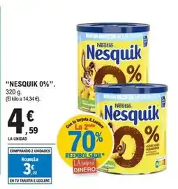 E.Leclerc Nestlé - nesquik 0% oferta