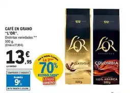 E.Leclerc L'or - cafe en grano oferta