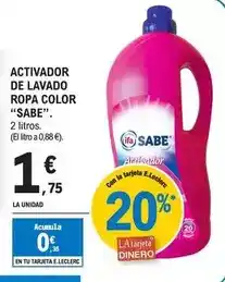 E.Leclerc Sabe - activador de lavado ropa color oferta