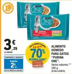 E.Leclerc Purina - alimento humedo para gatos oferta