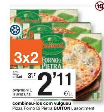 BonpreuEsclat Pizza Forno Di Pietra Buitoni oferta