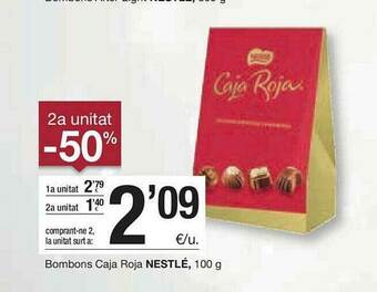 BonpreuEsclat 2a Unitat -50% Bombons Caja Roja Nestlé oferta