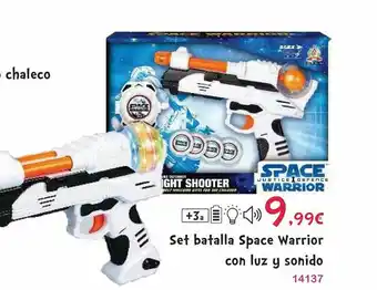 Josber Toys Set Batalla Space Warrior Con Luz Y Sonido oferta