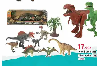 Josber Toys World Set 8 Pcs Dinosaurios oferta