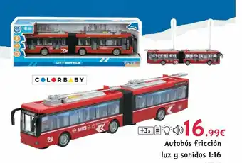 Josber Toys Autobús Fricción Luz Y Sonidos 1:16 oferta