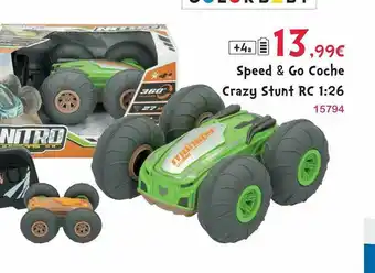 Josber Toys Speed & Go Coche Crazy Stunt Rc 1:26 oferta
