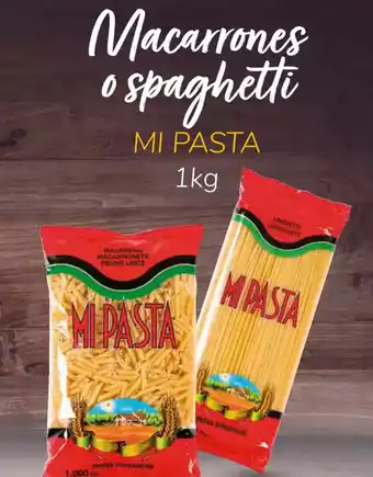 Supeco MI PASTA Macarrones spaghetti oferta