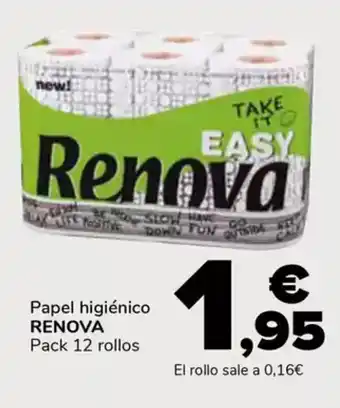 Supeco RENOVA Papel higiénico oferta