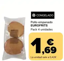 Supeco EUROFRITS Pollo empanado oferta