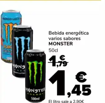 Supeco MONSTER Bebida energética varios sabores oferta