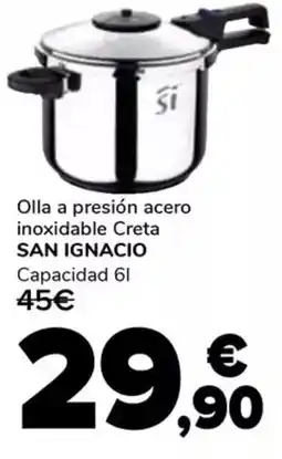 Supeco SAN IGNACIO Olla a presión acero inoxidable Creta oferta