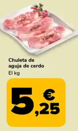 Supeco Chuleta de aguja de cerdo oferta