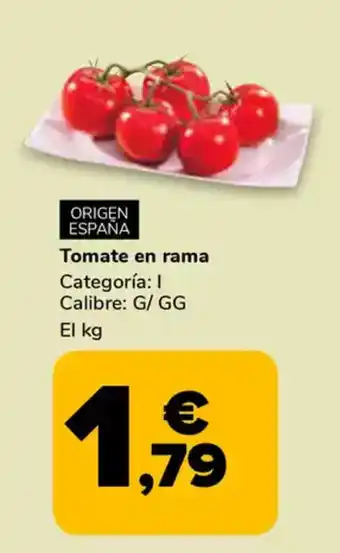 Supeco Tomate en rama oferta