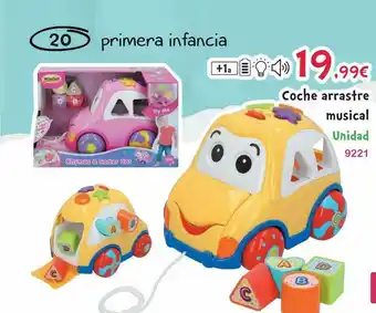 Josber Toys Coche Arrastre Musical oferta