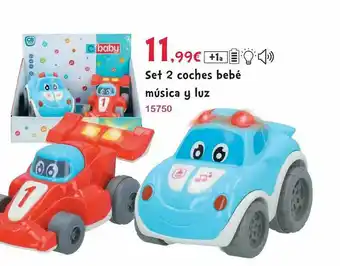 Josber Toys Set 2 Coches Bebé Música Y Luz oferta