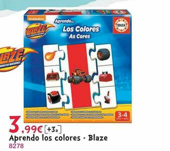 Josber Toys Aprendo Los Colores - Blaze oferta