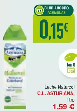 Masymas C.L. ASTURIANA, Leche Naturcol oferta