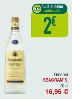 Masymas SEAGRAM'S, Ginebra oferta