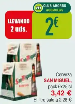 Masymas SAN MIGUEL Cerveza oferta