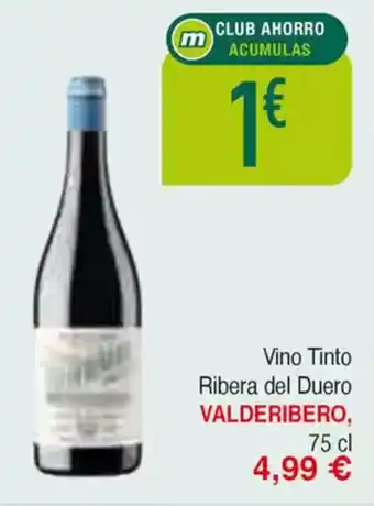 Masymas VALDERIBERO Vino Tinto Ribera del Duero oferta