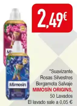 Masymas MIMOSÍN ORIGINS, Suavizante Rosas Silvestres Bergamota Salvaje oferta