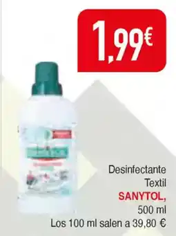 Masymas SANYTOL Desinfectante Textil oferta