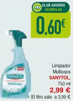 Masymas SANYTOL Limpiador Multiusos oferta