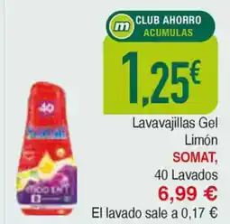 Masymas SOMAT Lavavajillas Gel Limón oferta