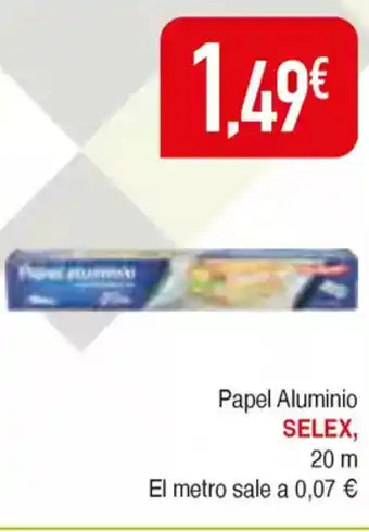 Masymas SELEX Papel Aluminio oferta