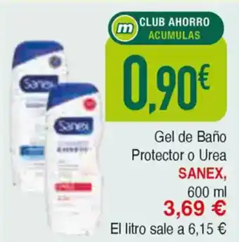 Masymas SANEX Gel de Baño Protector o Urea oferta