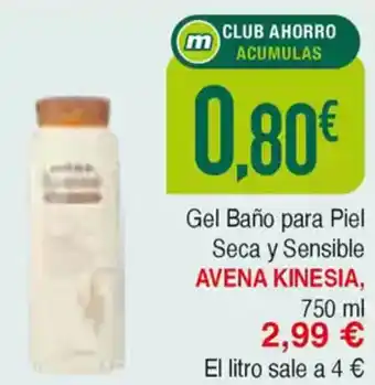 Masymas AVENA KINESIA Gel Baño para Piel Seca y Sensible oferta