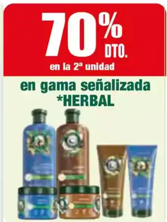 Masymas HERBAL En gama señalizada oferta