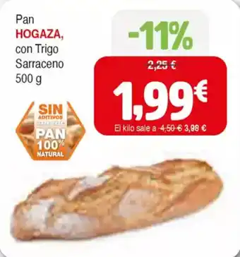 Masymas HOGAZA Pan con Trigo Sarraceno oferta