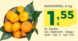 HiperDino Mandarina oferta