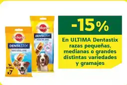 HiperDino ULTIMA En Dentastix razas pequeñas, medianas o grandes distintas variedades y gramajes oferta