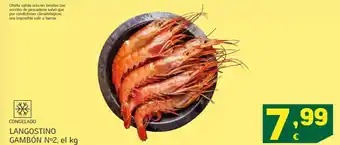 HiperDino Langostino gambón n°2 oferta