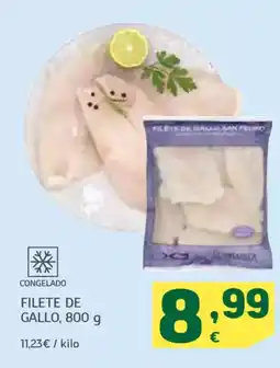 HiperDino Filete de gallo oferta